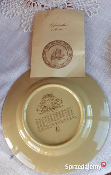 Patera ze statkiem Gustaw III
SVENSK SJFART Porcelana i szkło