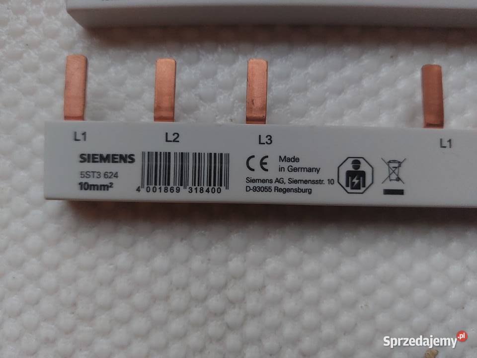 Szyna łączeniowa Siemens 5ST3 624 10mm2 Dąbrowa Górnicza