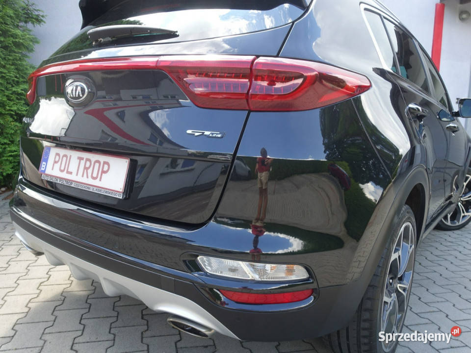 Kia Sportage 16TGDI Navi Skóra Panorama Czarny isofix Sportage Częstochowa sprzedam