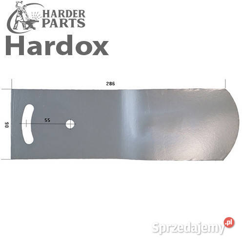 Listwa tylna odkładni HARDOX 10252L części do Suwałki