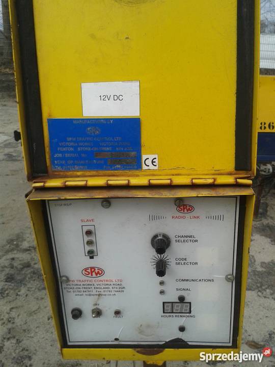 Sygnalizator drogowy wahadlowy ledowy radiowy Wojkowice Kościelne