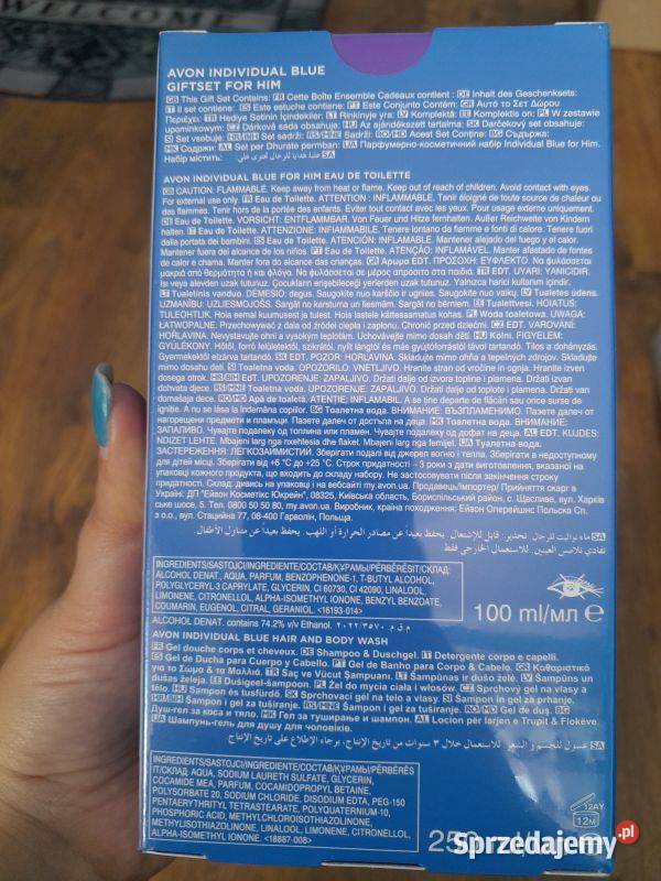 Zestaw upominkowy Avon Individual Blue Avon Siewierz