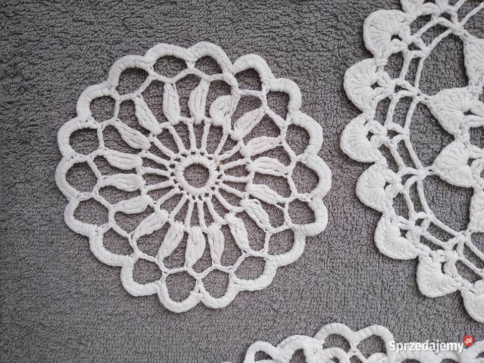 Serwetki Szydełko Crochet Rękodzieło Zestaw pomorskie Gdańsk sprzedam