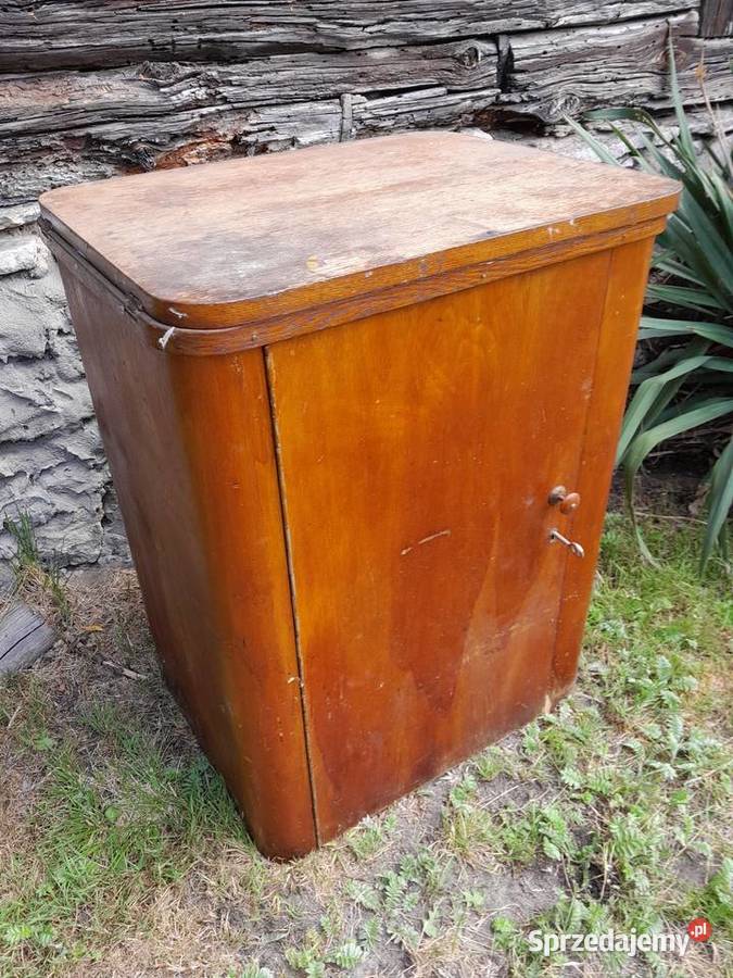 Stara szafka maszynie zabytek PRL retro vintage Meble Dąbrowa Górnicza