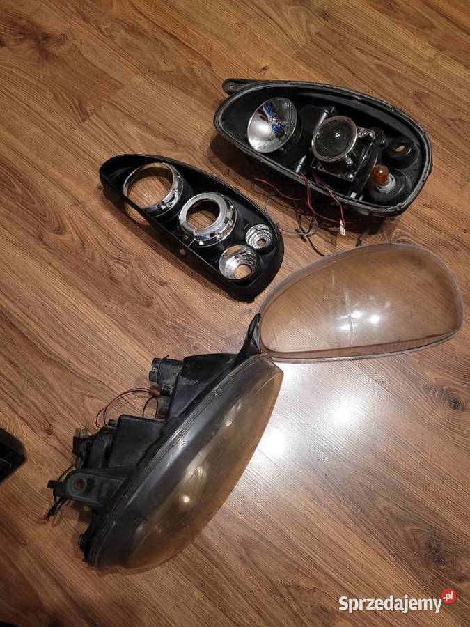 Lampy przód soczewki corsa b sprzedam