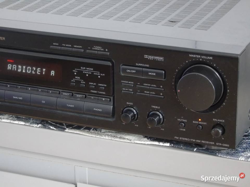Amplituner Sony STRD665 RDS mocny i sprawny Jasło sprzedam