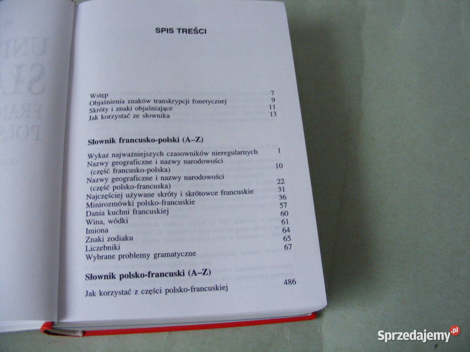 Kurs języka francuskiego Gajos Uniwersalny Książki do nauki języka obcego Oborniki Śląskie
