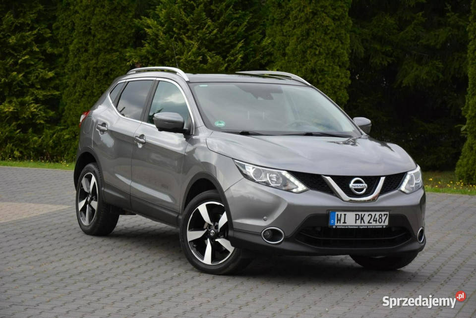 Nissan Qashqai 122016r Ledy Navi Kamera360 kamera cofania Ostrów Mazowiecka