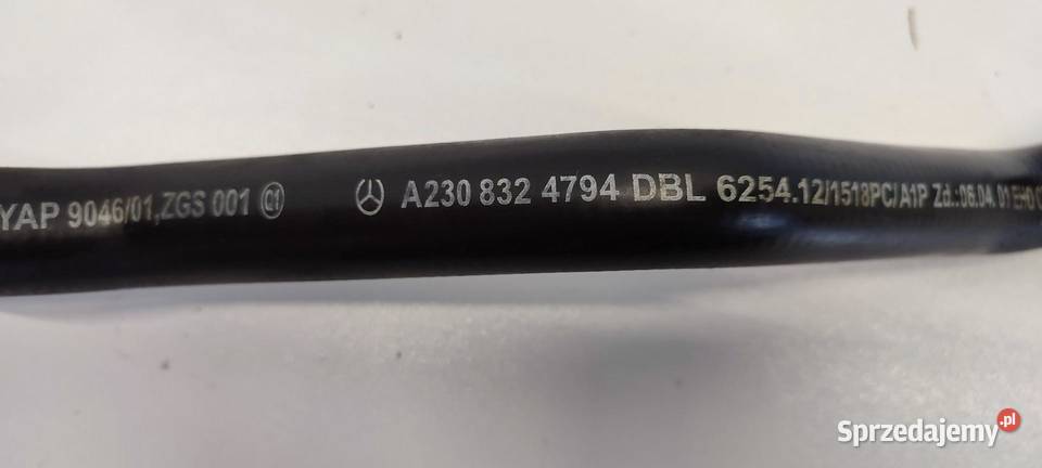 MERCEDES SL R230 RURA PRZEWÓD WODY A2308324794