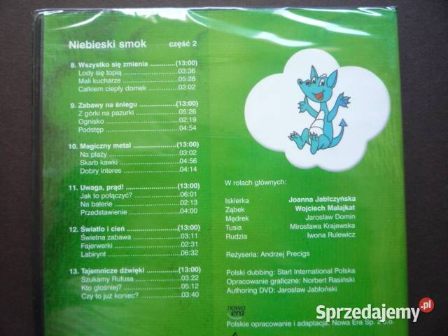 Niebieski smok poradnik dorosłych 2 DVD zachodniopomorskie Szczecin sprzedam