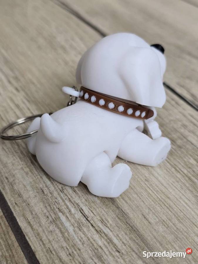 Brelok Szczęśliwy Piesek 3d Druk3D Keychain 6 lat+ Figurki lubelskie Chełm