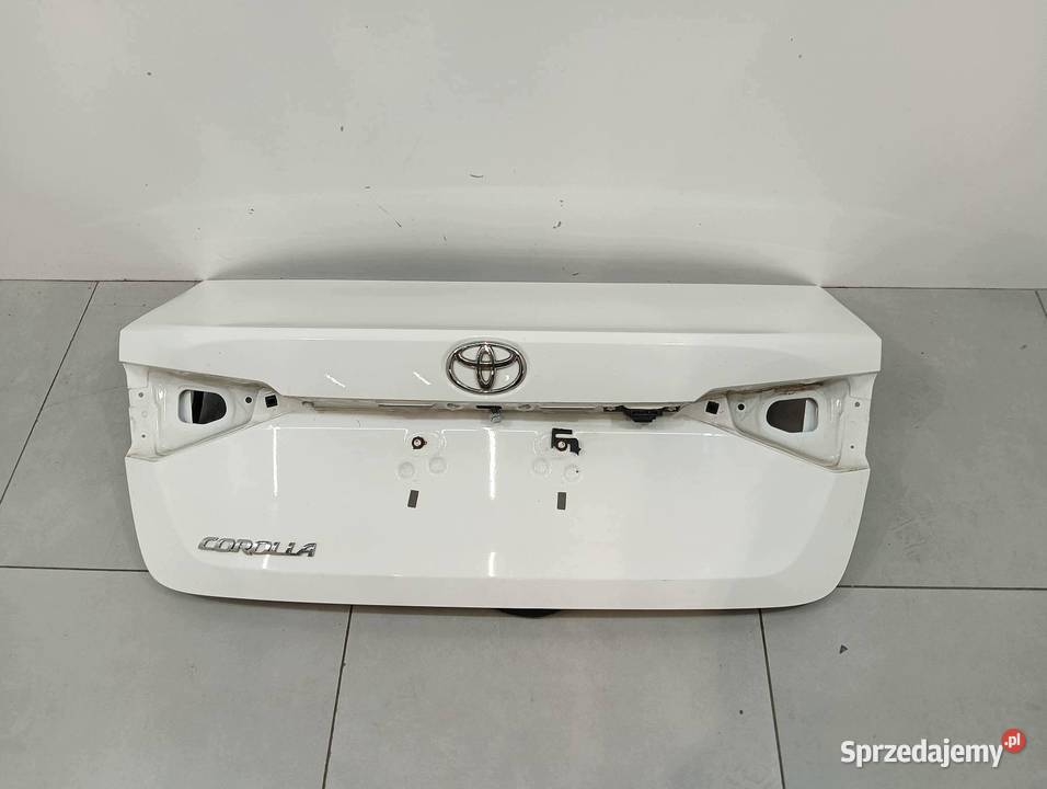 KLAPA TYŁ SEDAN LIFT 040 Toyota Corolla XII 2018 Motoryzacja