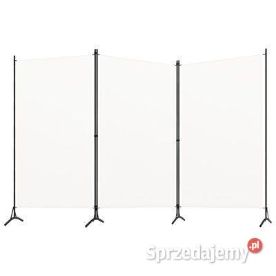 vidaXL Parawan 3panelowy biały 260 x 180 Warszawa