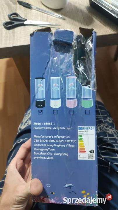nastrojowa lampa LED z meduzami Książ Wielkopolski
