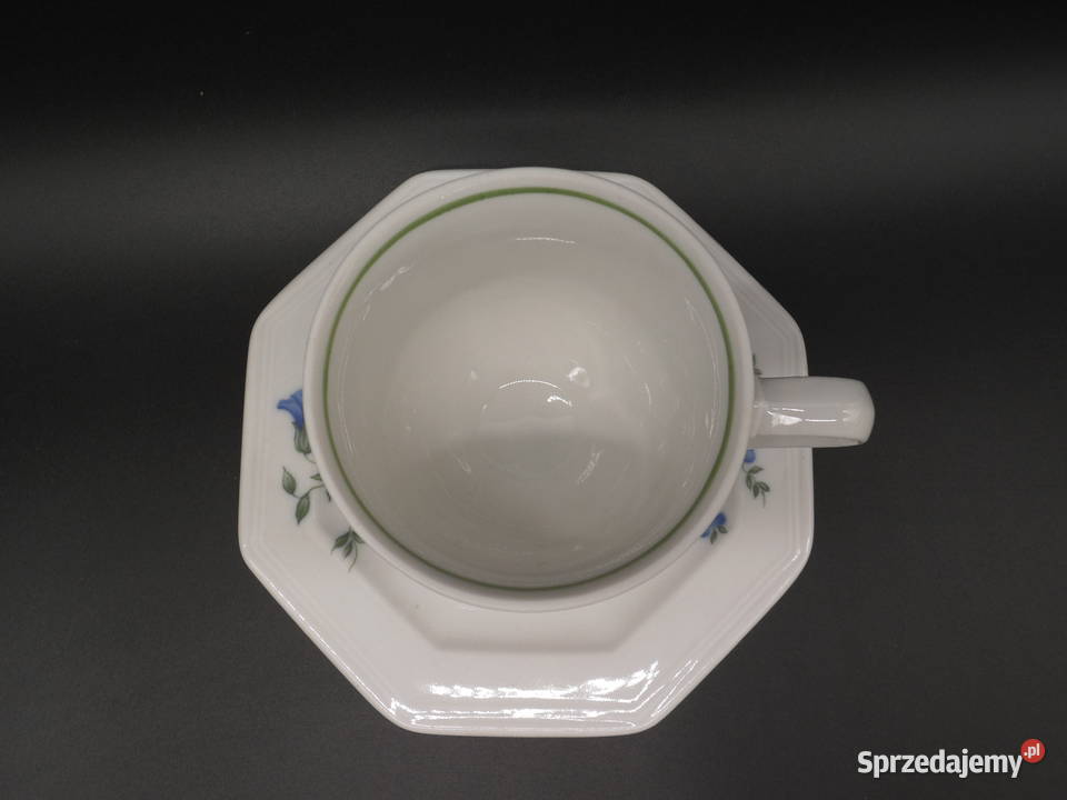 Filiżanka ze spodkiem z serii Marie Fiołki Gallo wielkopolskie