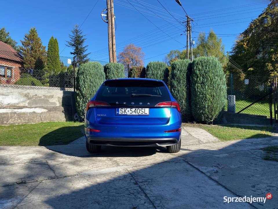Skoda Scala 15 TSI Style DSG 1y właściciel salon małopolskie Chrzanów