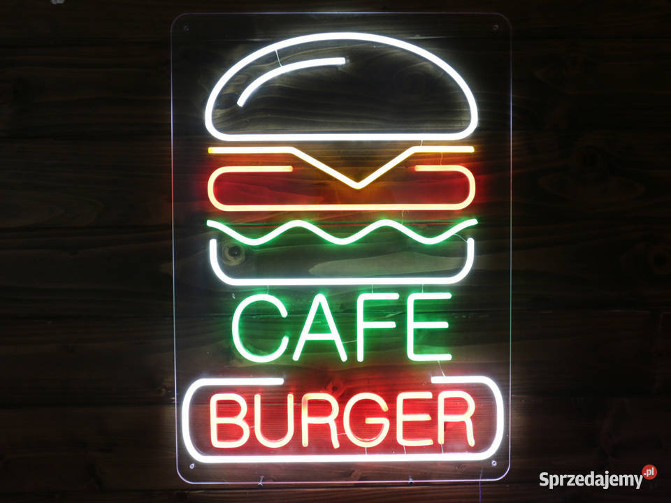 NEON LED CAFEBURGER Jasienica Rosielna sprzedam