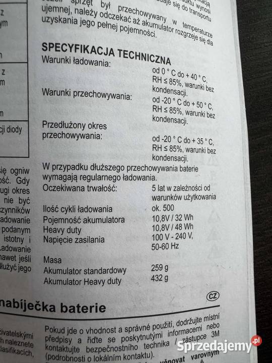 Ładowarka 3M Adflo Dom i Ogród Pruszcz sprzedam