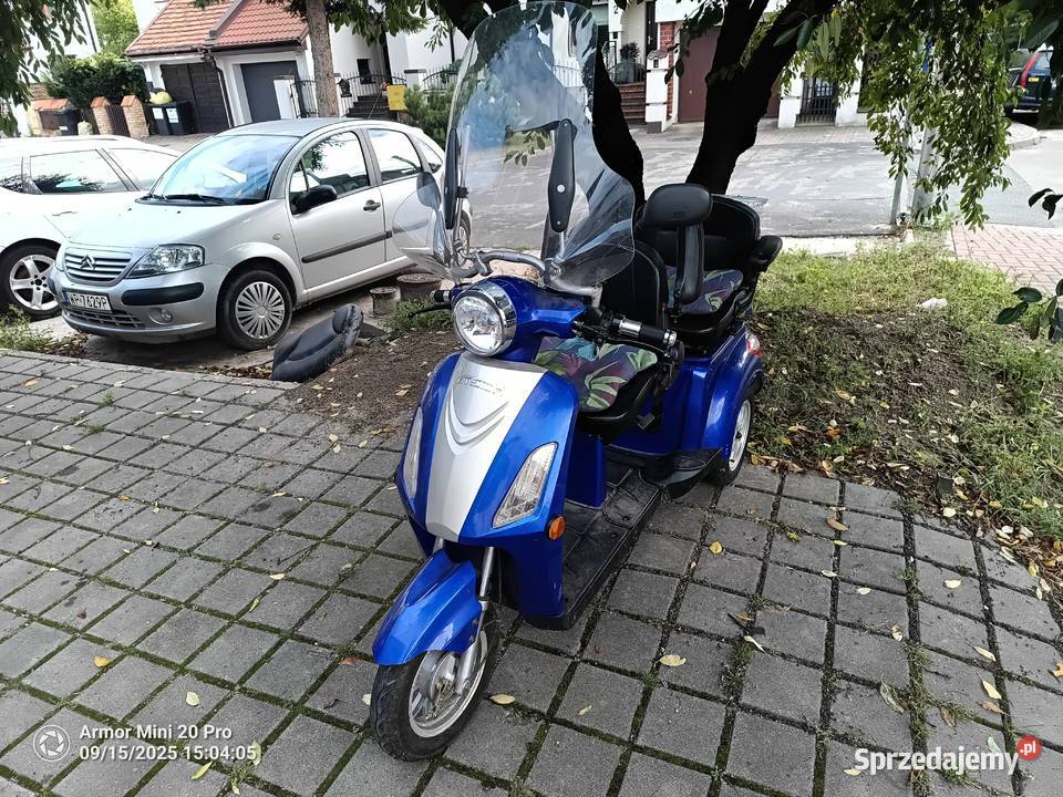 Trójkołowiec inwalidzki dwuosobowy elektryczny Pozostałe Płock