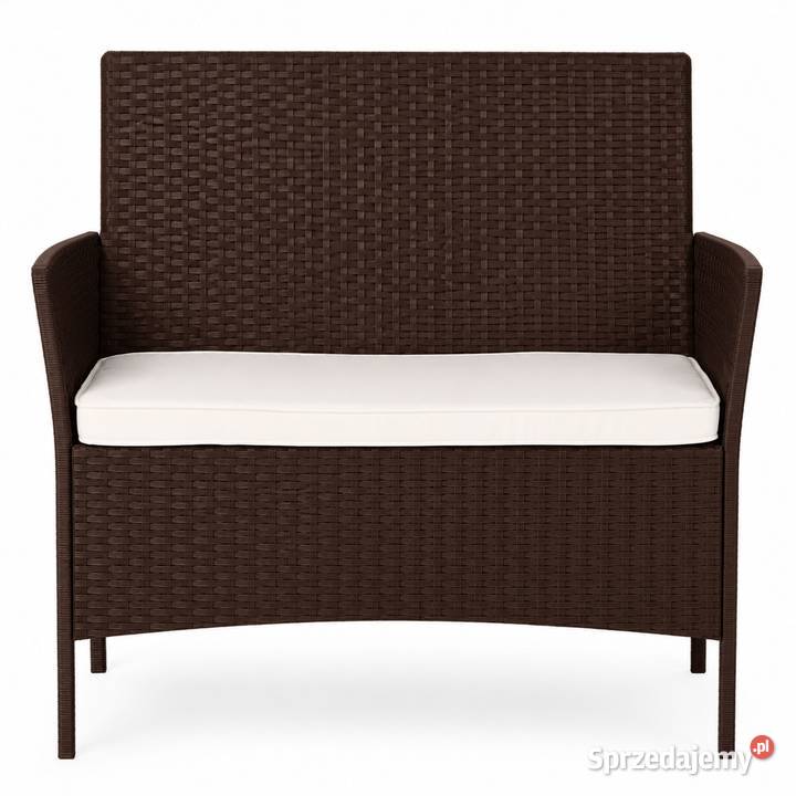 Sofa ogrodowa dwuosobowa z poduszką