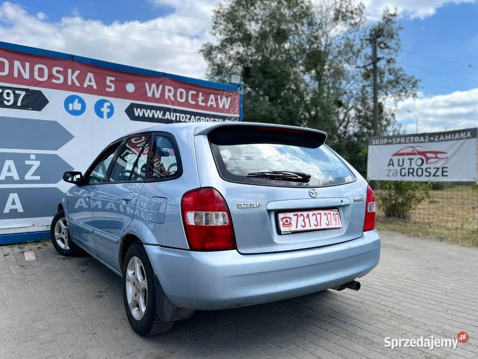Mazda 323f 16 Benzyna Klimatyzacja Elektryka Rok produkcji 2002 Samochody osobowe dolnośląskie Wrocław