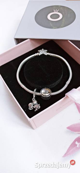 Bransoletka PANDORACharms RodzinaZawieszka Warszawa