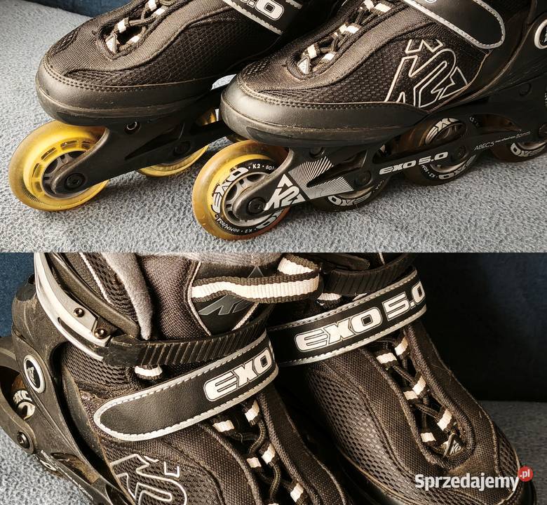 Rolki K2 model EXO 50 rozmiar 390 wkładki 240 sprzedam