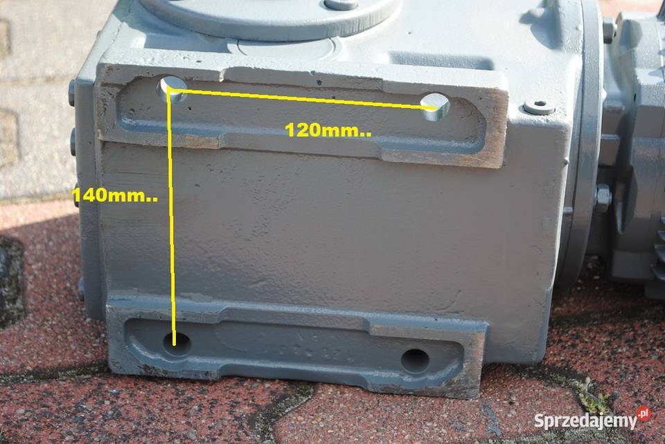 Motoreduktor kątowy 11kw 45obrmin z hamulcem SEW Kargowa