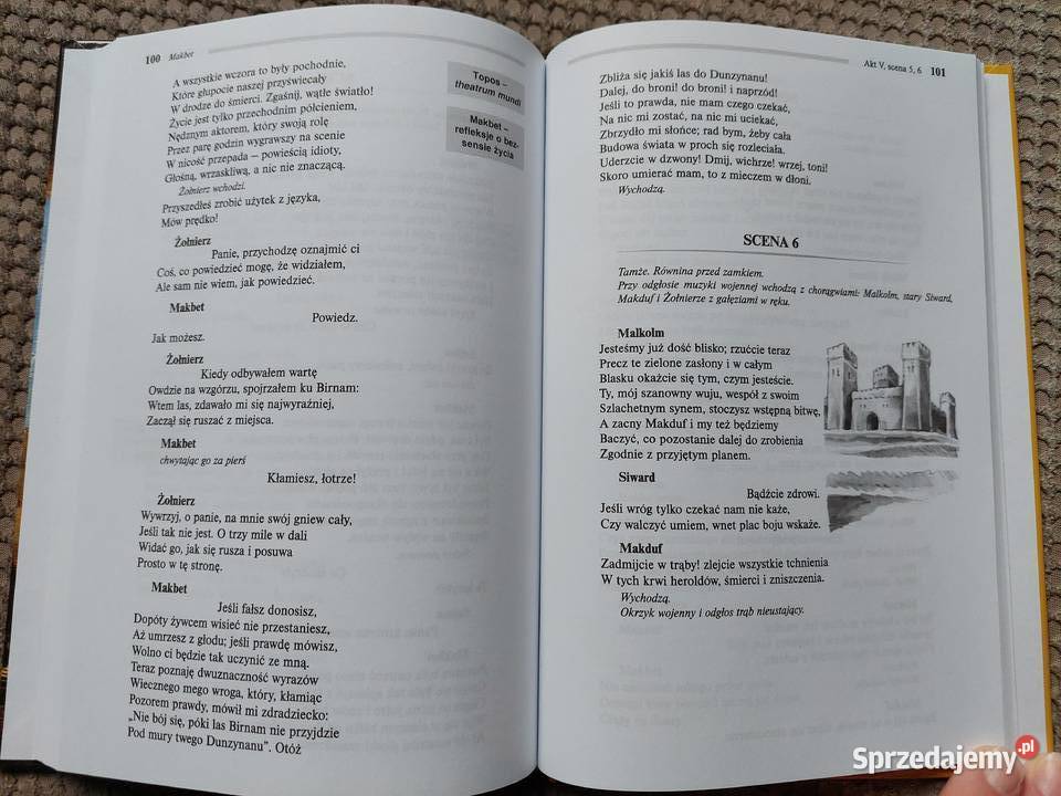 lektura z opracowaniem MAKBET William Szekspir Kraków sprzedam