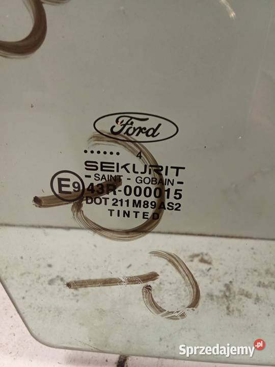 Szyba Drzwi Prawa Przednia Ford Mondeo 00 Bralin