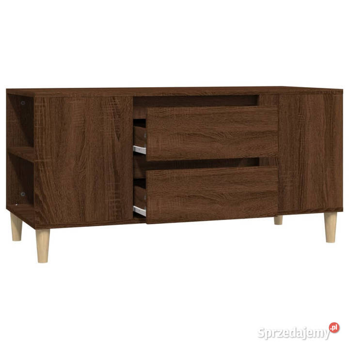 Szafka pod TV brązowy dąb 102x445x50 WM819603 Warszawa