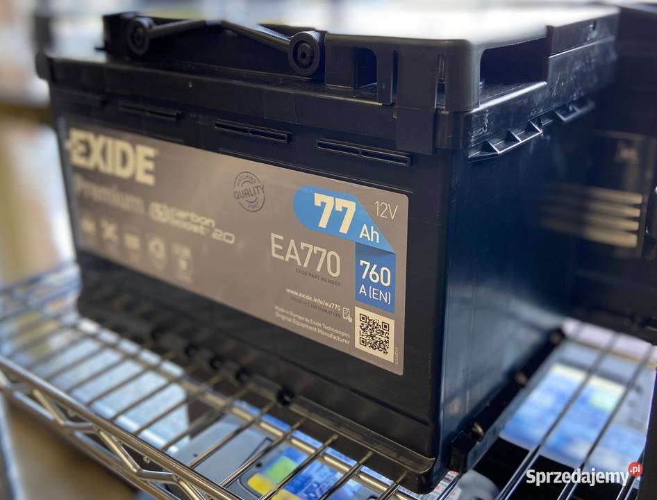 Akumulator Exide Premium 77Ah 760A PRAWY PLUS akumulatory Ełk