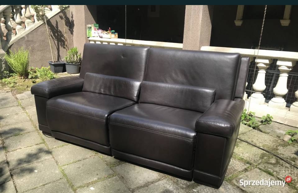 Do sprzedania kanapa relax ze skóry naturalnej sprzedam