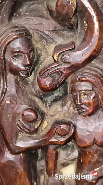 Płaskorzeźba Adam i Ewa Chorzew sprzedam
