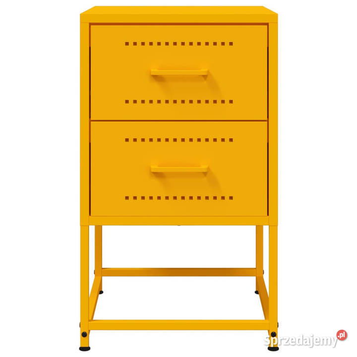 Szafka nocna musztardowa 36x39x605 stal WM846464 sprzedam
