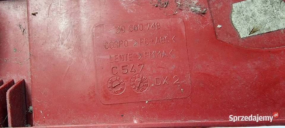 LAMPA PRAWA TYŁ FIAT SEICENTO Pozostałe kujawsko-pomorskie Lipno sprzedam