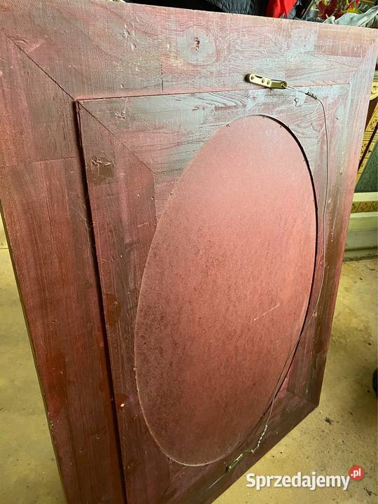 Stare lustro w przepięknej rzeźbionej ramie dolnośląskie Kłodzko