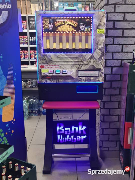 Automat Zarobkowy Bank Robber Współpraca Wynajem Konsole i automaty Poznań