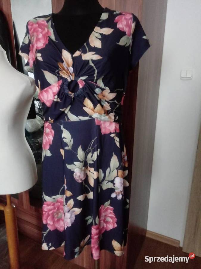 Nowa sukienka w kwiaty kolorowy Chrzanów sprzedam