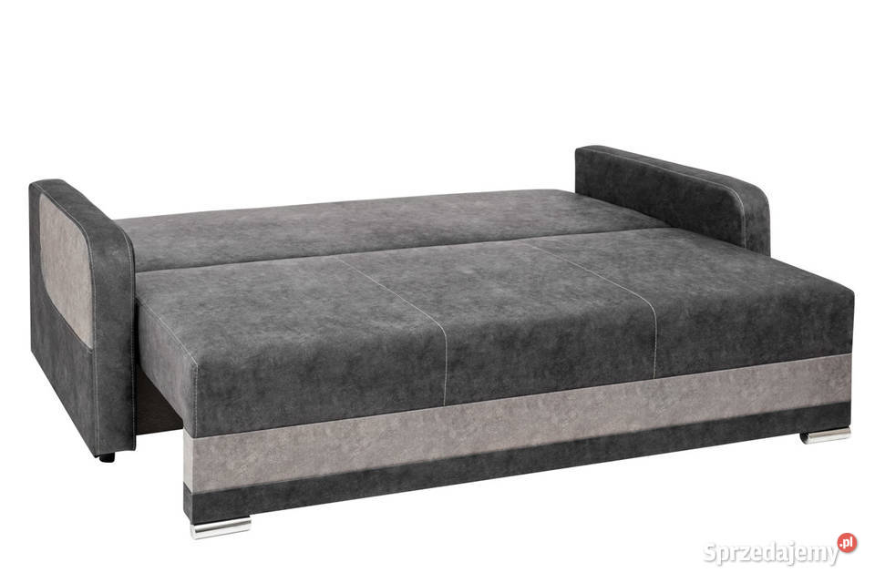 Kanapa Tapicerowana Szara z Poduszkami PIOTREK Dynów sprzedam