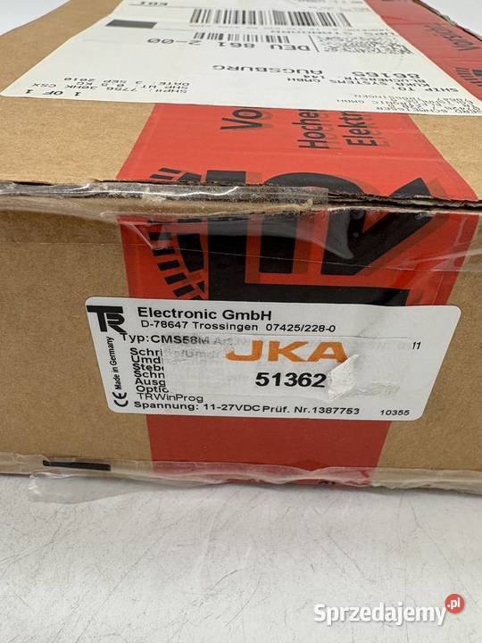 TR Electronic CMS58M00004 Absolute Rotary Warszawa sprzedam