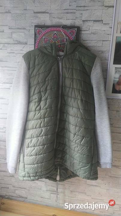 Bluzokurtka damska szary/srebrny Ziębice