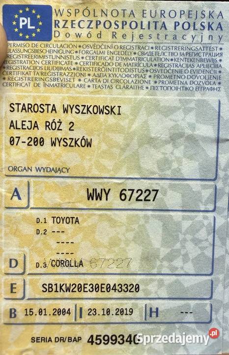 Toyota Corolla Wyposażenie Bez korozji sprzedam