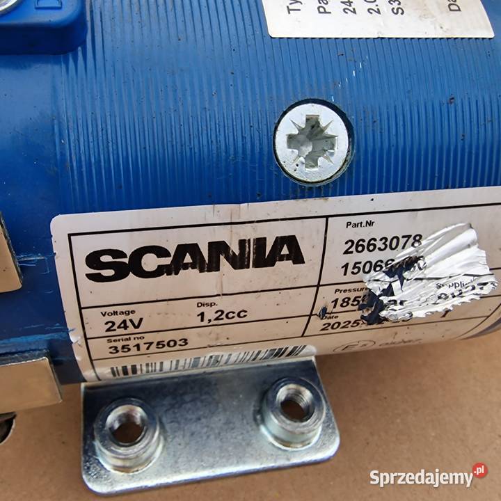 SCANIA R S POMPA HYDRAULICZNA ELEKTRYCZNA Bieleń