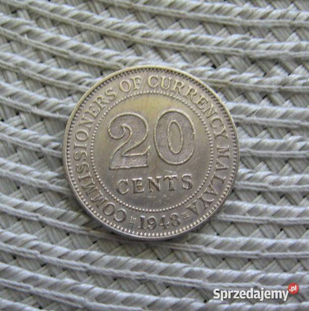 Malaje 20 Cent 1948r Kalisz