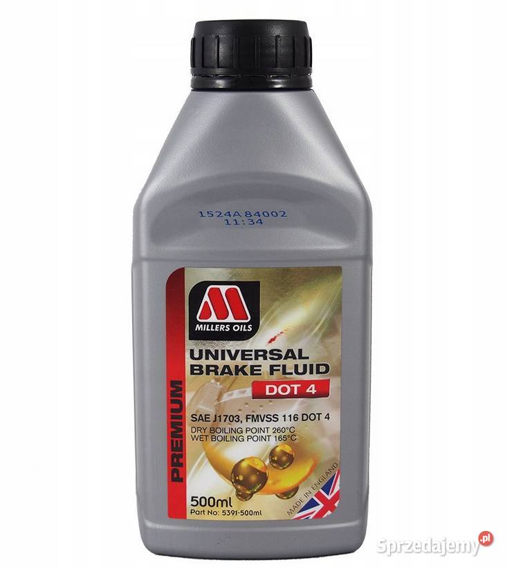 MILLERS Universal Brake Fluid Dot4 500ml płyn Nowa Karczma