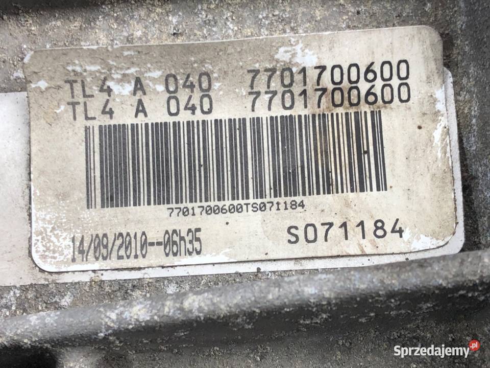 SKRZYNIA BIEGÓW RENAULT MEGANE III TL4040 15 110