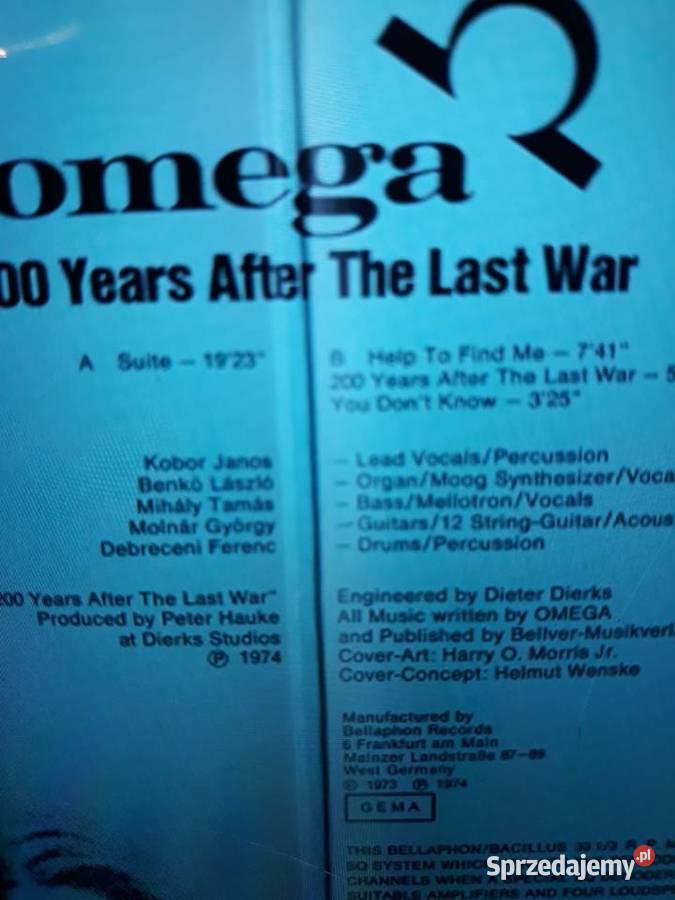OMEGA 200 Years After The Last War 1974 Rzeszów sprzedam