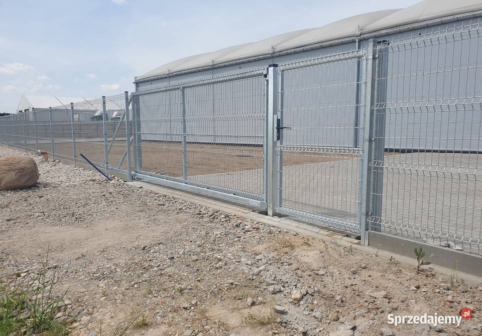 Brama przesuwna bramy dwuskrzydłowe płoty wielkopolskie Ostrów Wielkopolski