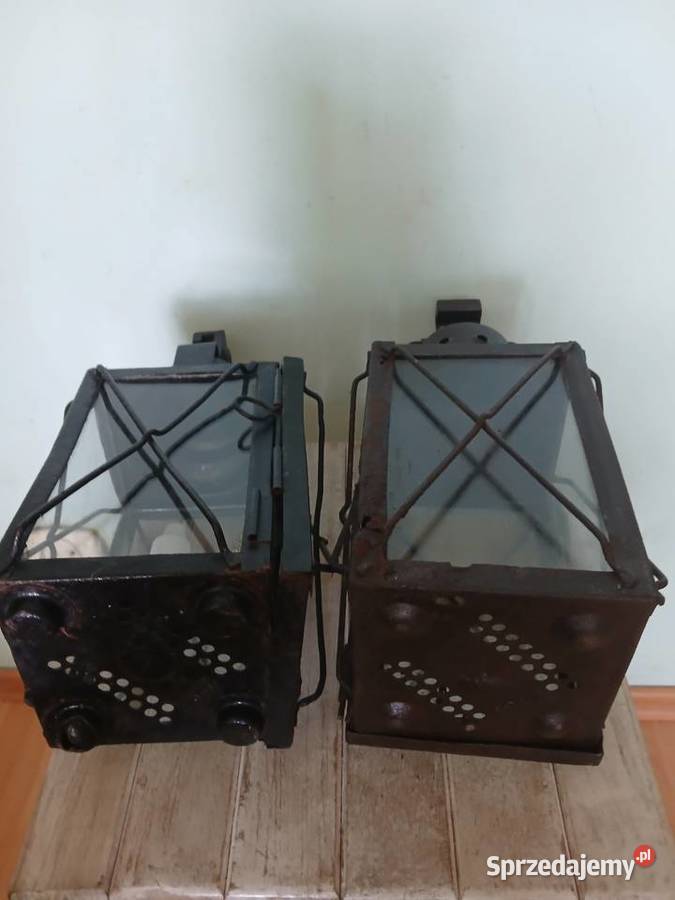 Wojskowe lampy kolejowe z lat 30 tych Niemcy